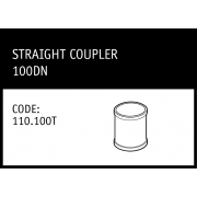 Marley Solvent Joint Straight Coupler 100DN - 110.100T*